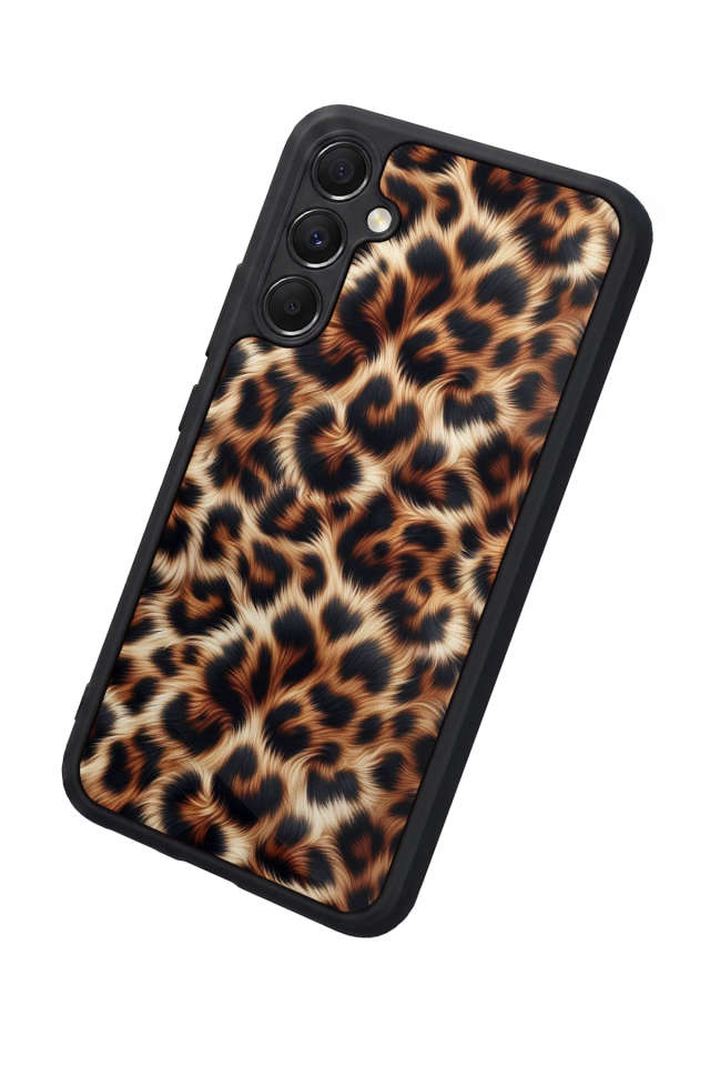 Samsung Galaxy A34 Uyumlu Leopar Tasarımlı Glossy Premium Kılıf