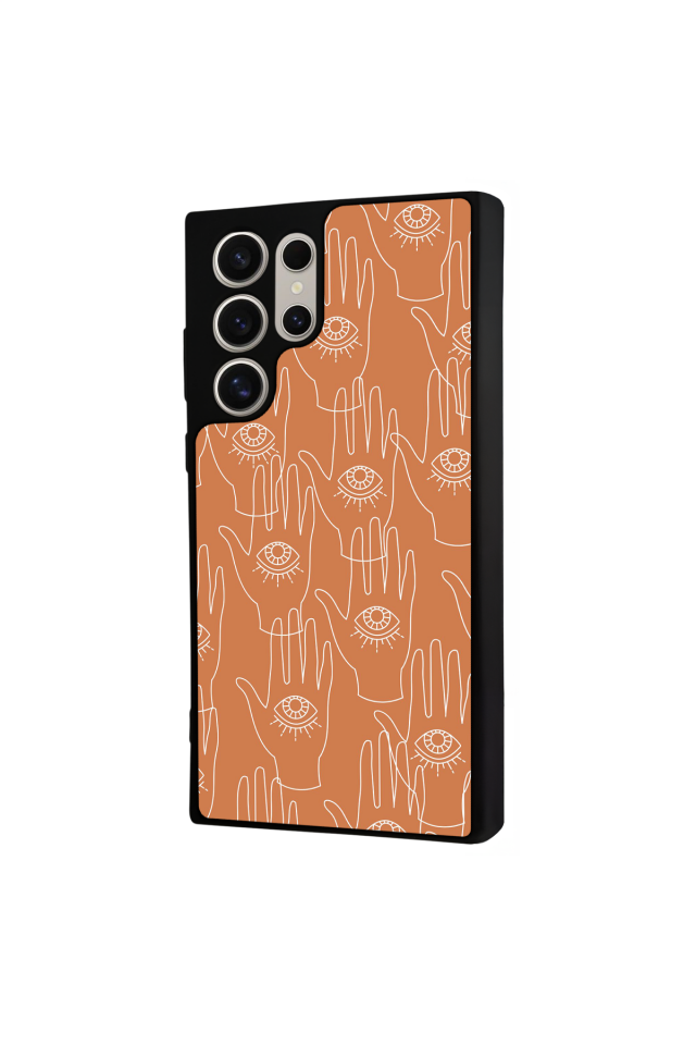 Samsung Galaxy S22 Ultra Uyumlu Line Art Tasarımlı Glossy Premium Kılıf