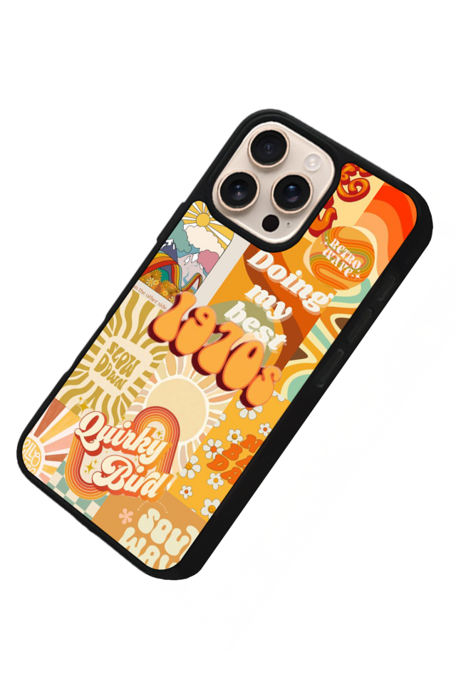 iPhone 15 Pro Max Uyumlu Poster Tasarımlı Glossy Premium Kılıf