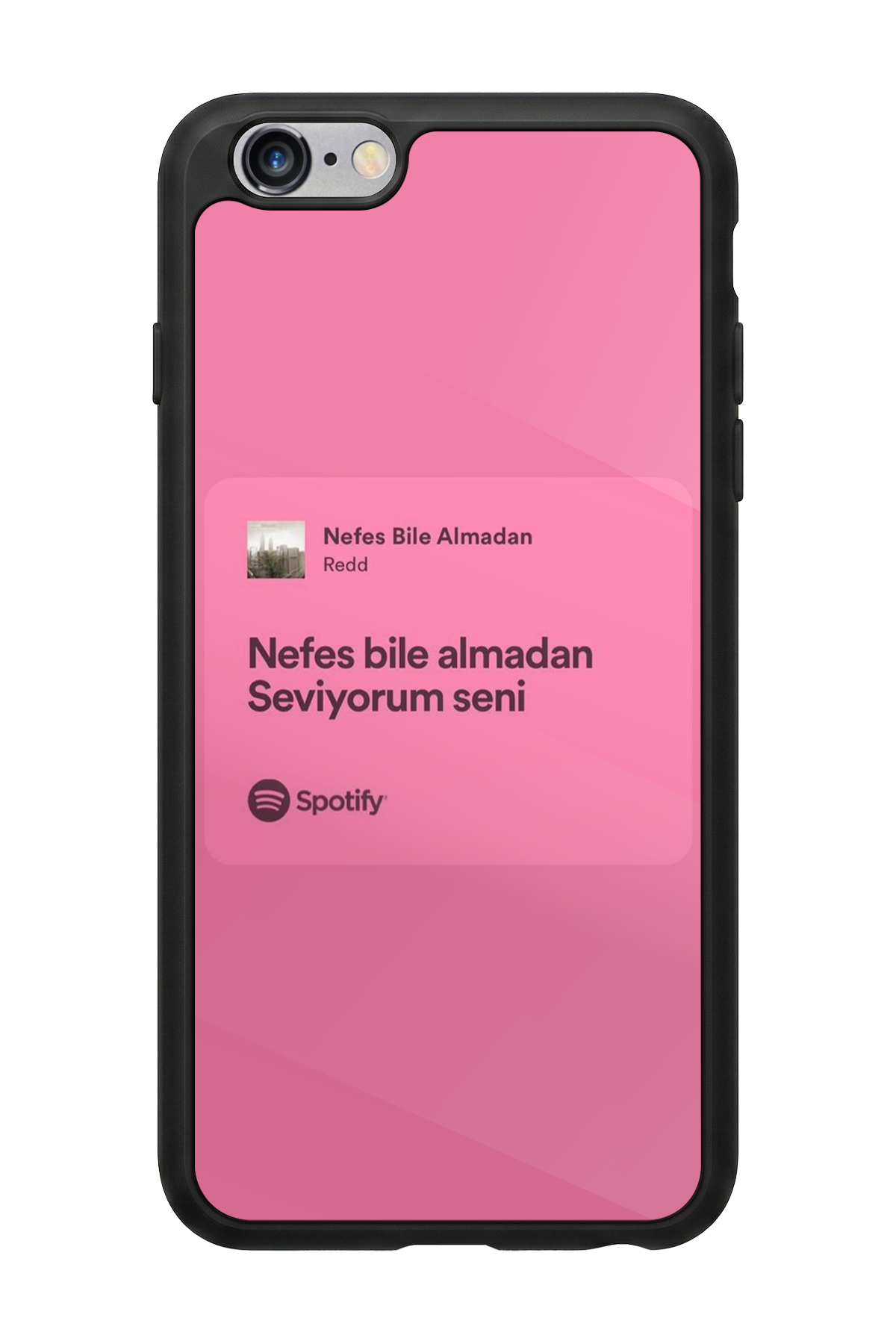 iPhone 6 Plus Uyumlu Sarki Sozleri Tasarımlı Glossy Premium Kılıf