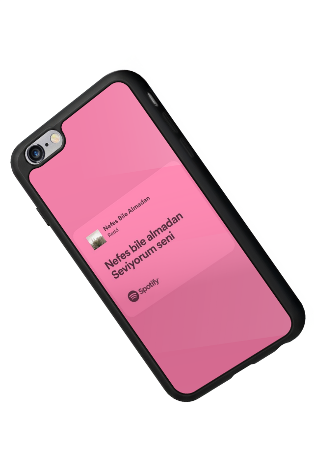 iPhone 6 Plus Uyumlu Sarki Sozleri Tasarımlı Glossy Premium Kılıf