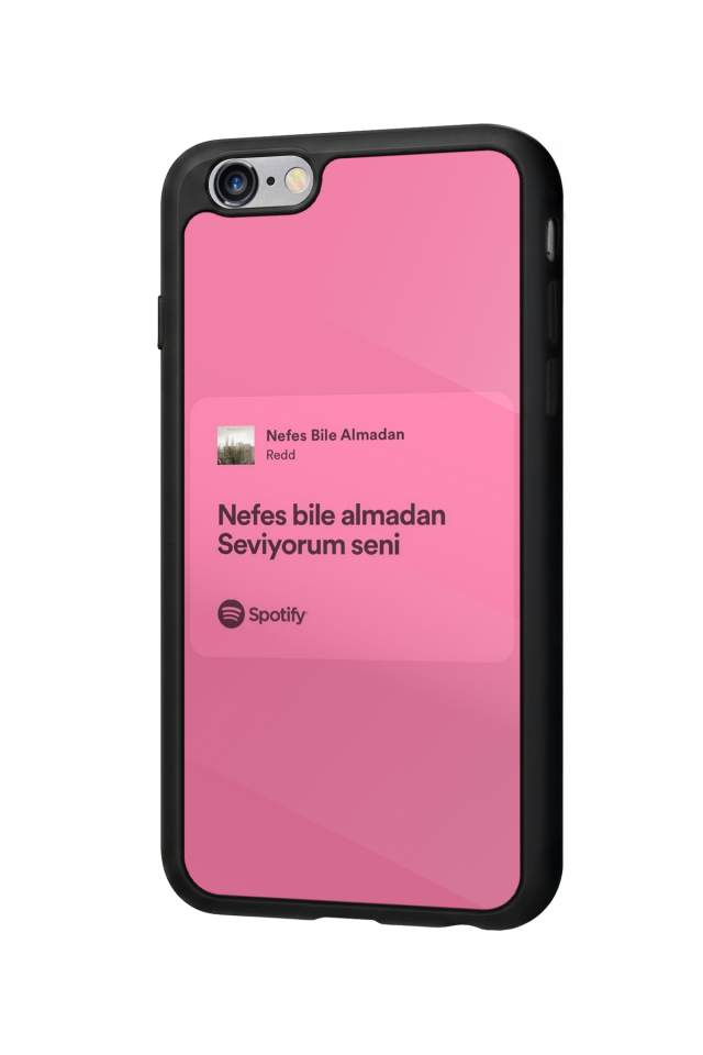 iPhone 6 Plus Uyumlu Sarki Sozleri Tasarımlı Glossy Premium Kılıf