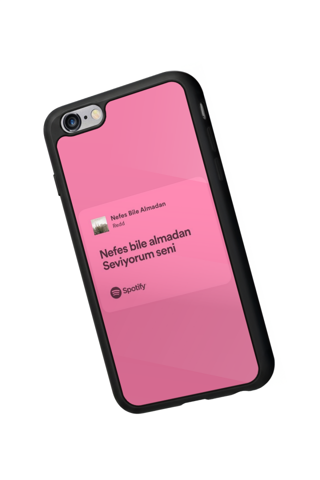 iPhone 6 Plus Uyumlu Sarki Sozleri Tasarımlı Glossy Premium Kılıf