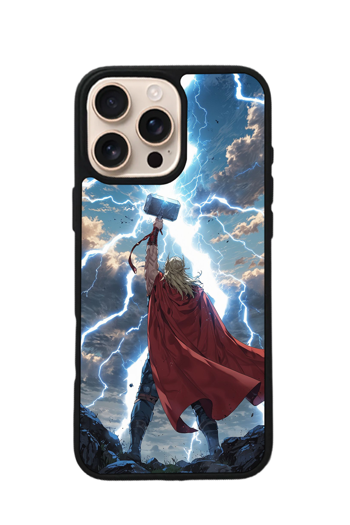 iPhone 15 Pro Uyumlu Thor Tasarımlı Glossy Premium Kılıf