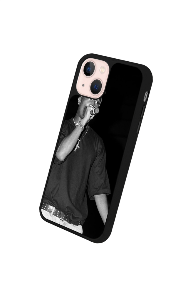 iPhone 15 Uyumlu Tupac Tasarımlı Glossy Premium Kılıf