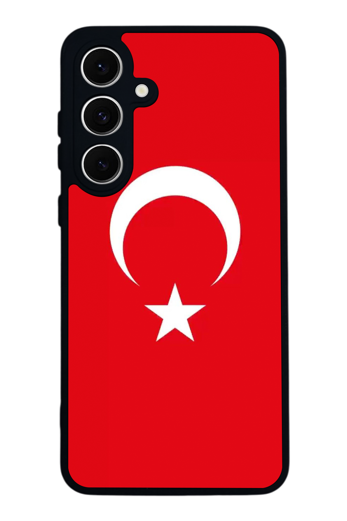 Samsung Galaxy A16 Uyumlu Türk Bayragi Tasarımlı Glossy Premium Kılıf