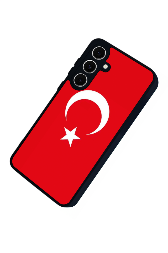 Samsung Galaxy A16 Uyumlu Türk Bayragi Tasarımlı Glossy Premium Kılıf