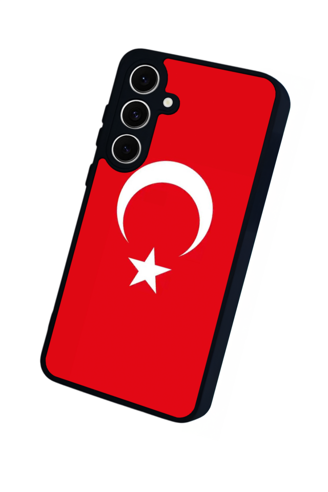 Samsung Galaxy A16 Uyumlu Türk Bayragi Tasarımlı Glossy Premium Kılıf