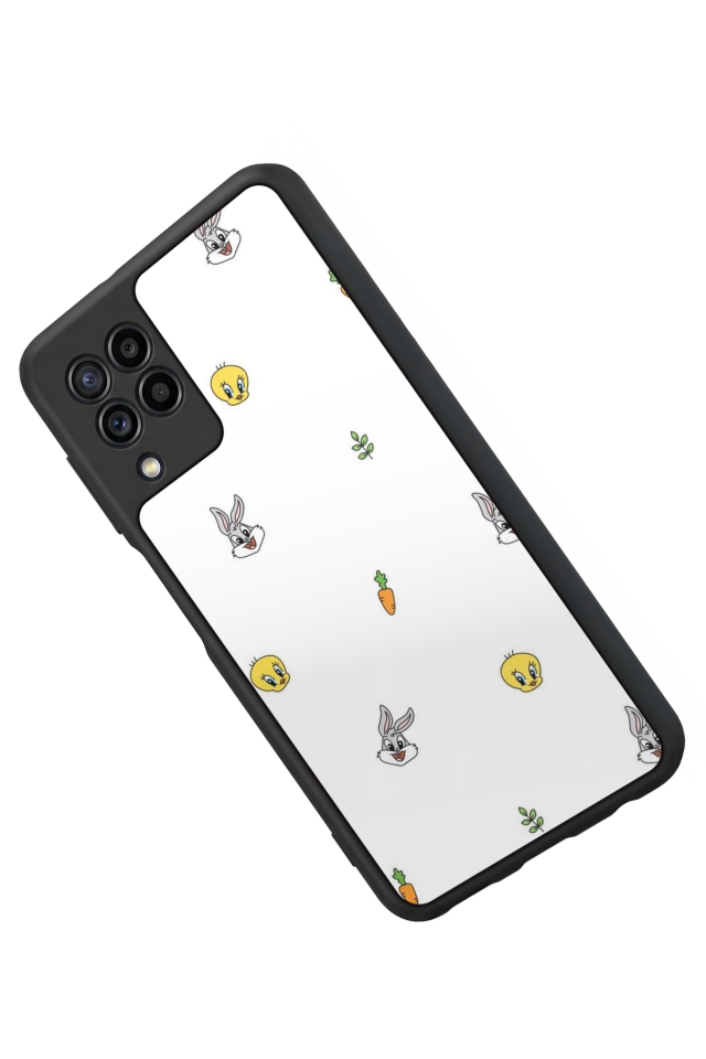 Samsung Galaxy M32 Uyumlu Tweety Tasarımlı Glossy Premium Kılıf