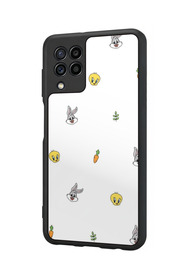 Samsung Galaxy M32 Uyumlu Tweety Tasarımlı Glossy Premium Kılıf