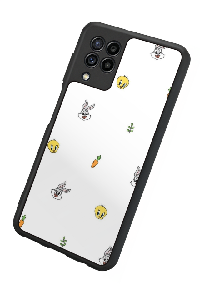 Samsung Galaxy M32 Uyumlu Tweety Tasarımlı Glossy Premium Kılıf