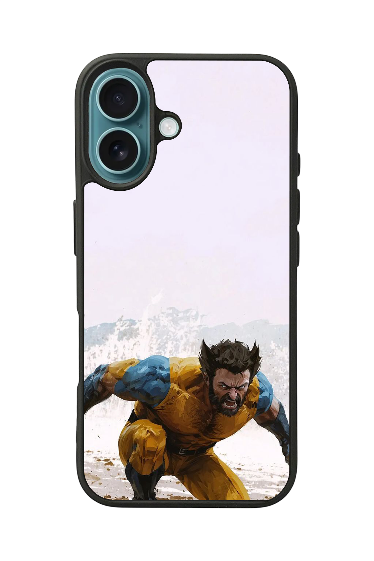 iPhone 16 Plus Uyumlu Wolverine Tasarımlı Glossy Premium Kılıf