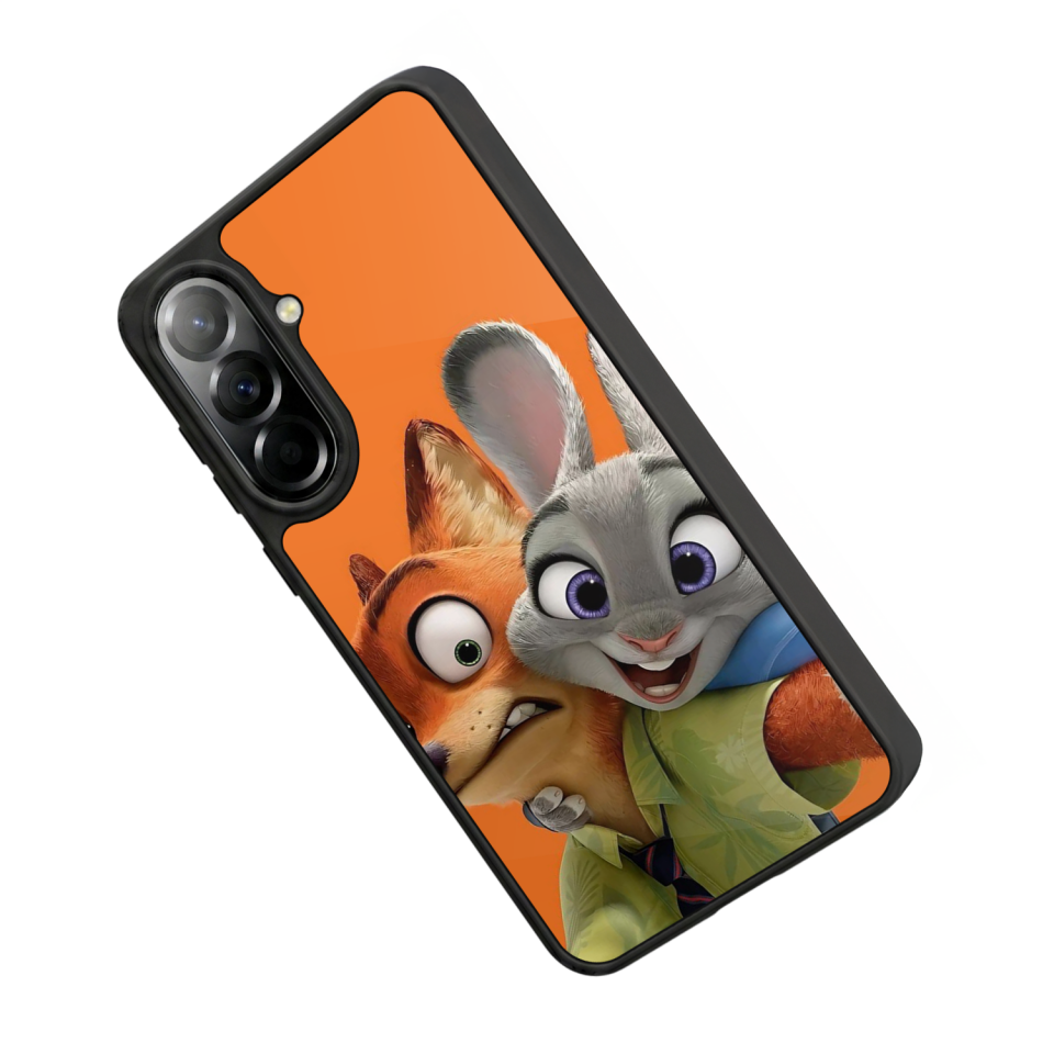 Samsung Galaxy A57 Uyumlu Zootropolis Tasarımlı Glossy Premium Kılıf