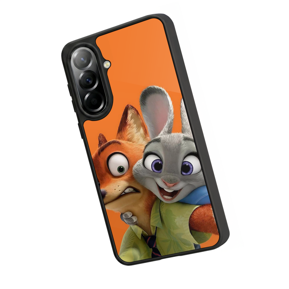 Samsung Galaxy A57 Uyumlu Zootropolis Tasarımlı Glossy Premium Kılıf