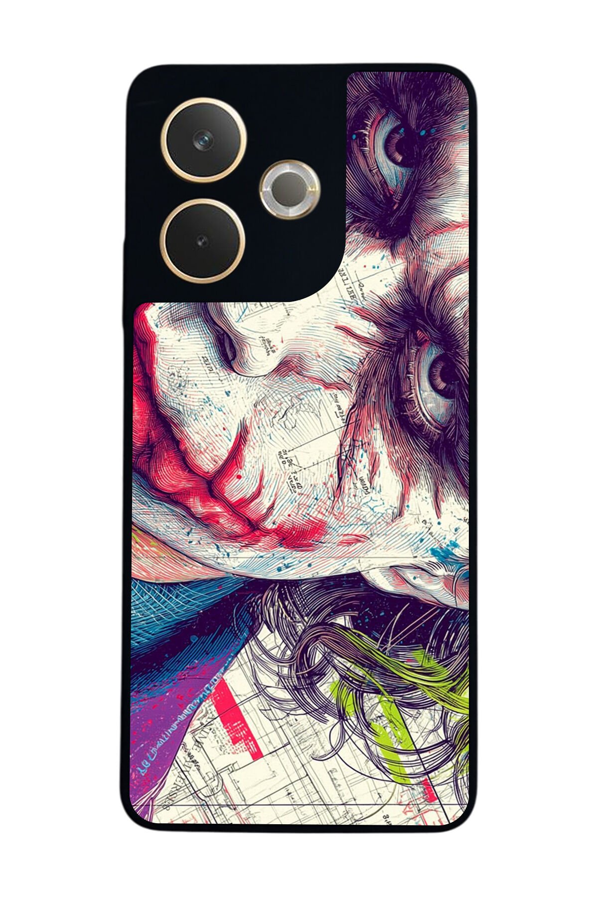 Oppo A5 Pro Uyumlu Joker Tasarımlı Glossy Premium Kılıf