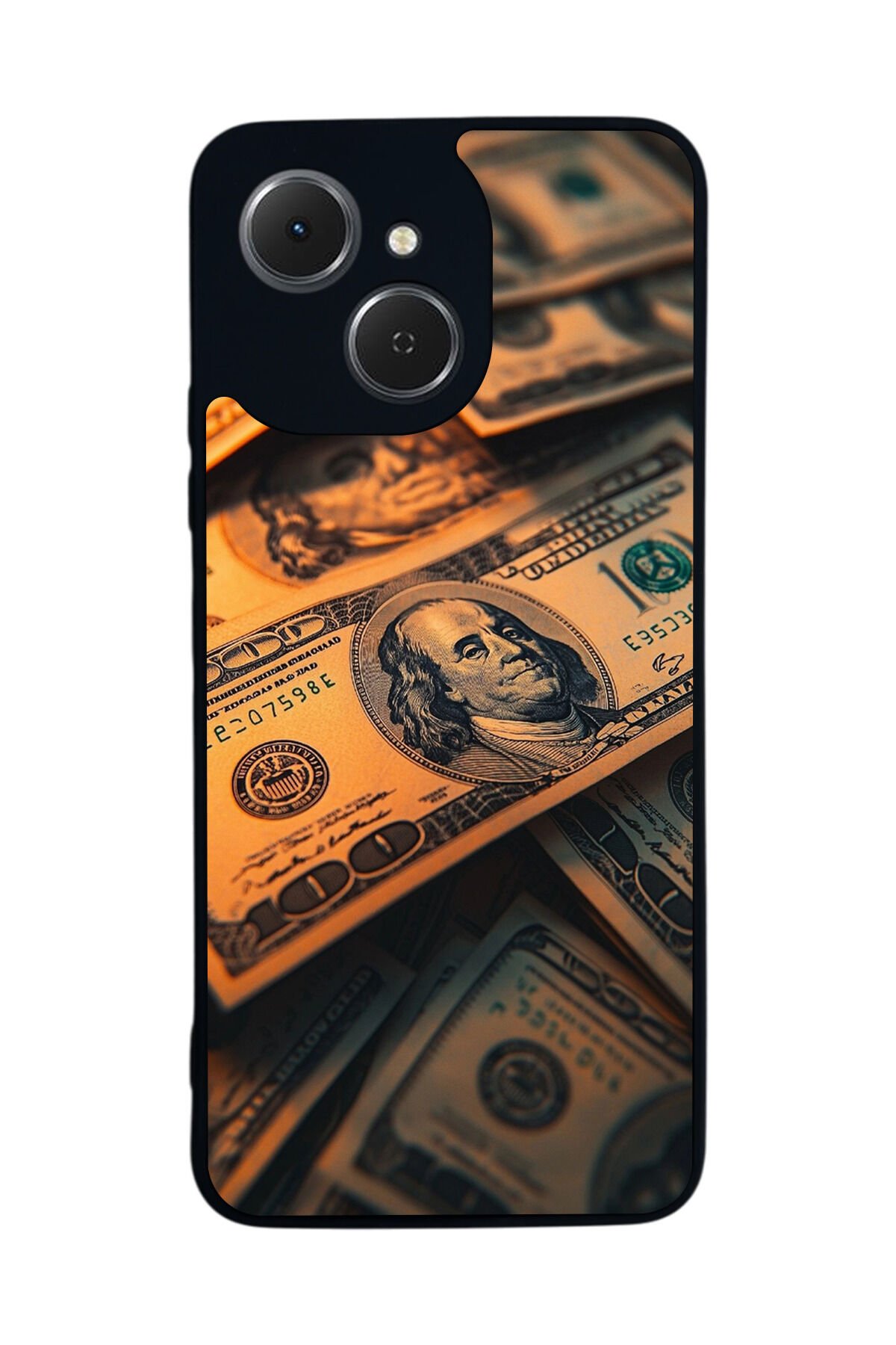 Tecno Spark 40C Uyumlu Para Tasarımlı Glossy Premium Kılıf