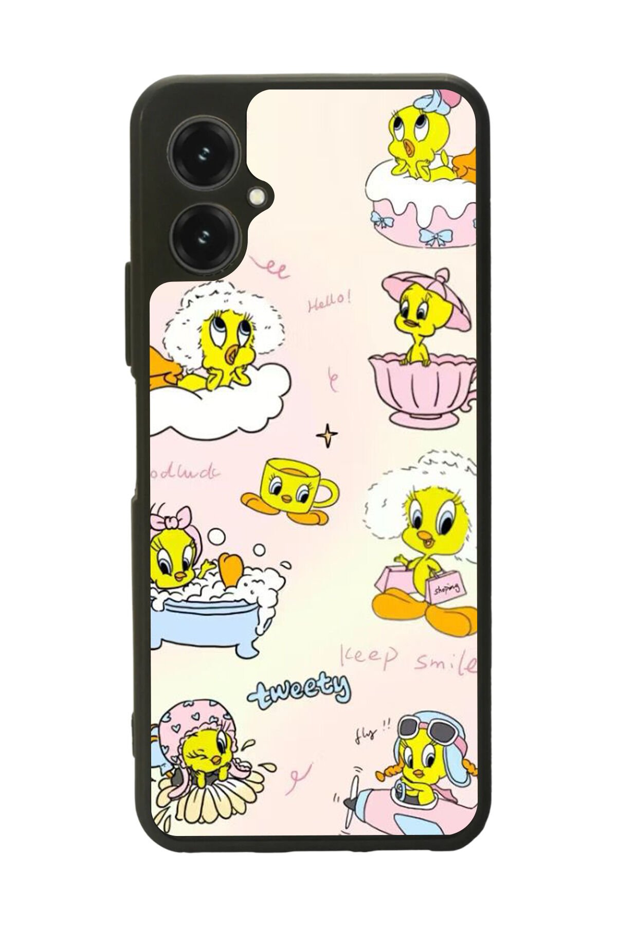 Omix X5 Uyumlu Tweety Tasarımlı Glossy Premium Kılıf