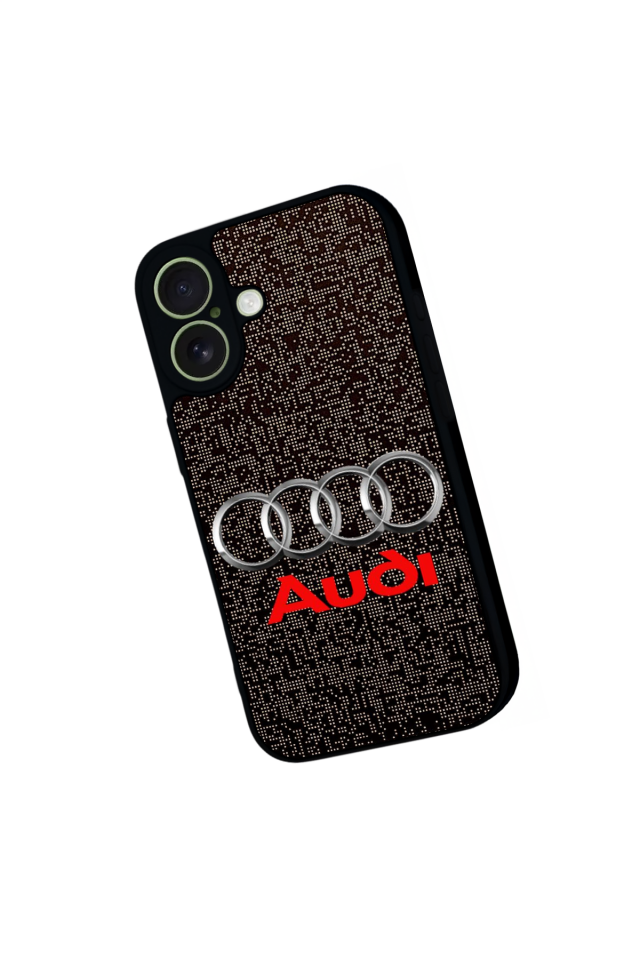 iPhone 17 Uyumlu Audi Tasarımlı Glossy Premium Kılıf