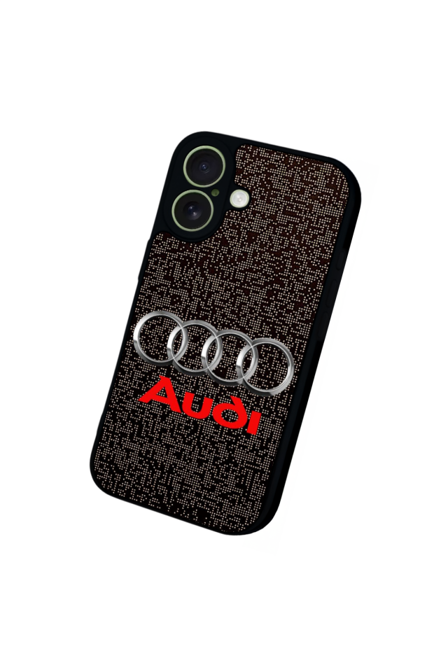iPhone 17 Uyumlu Audi Tasarımlı Glossy Premium Kılıf