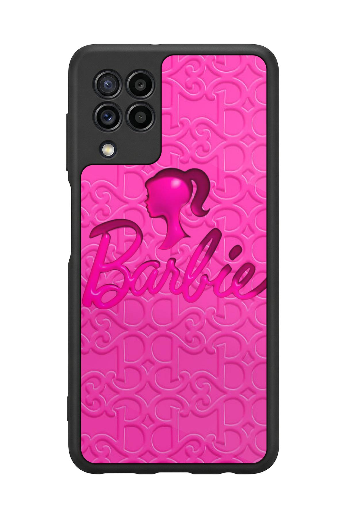 Samsung Galaxy M22 Uyumlu Barbie Tasarımlı Glossy Premium Kılıf