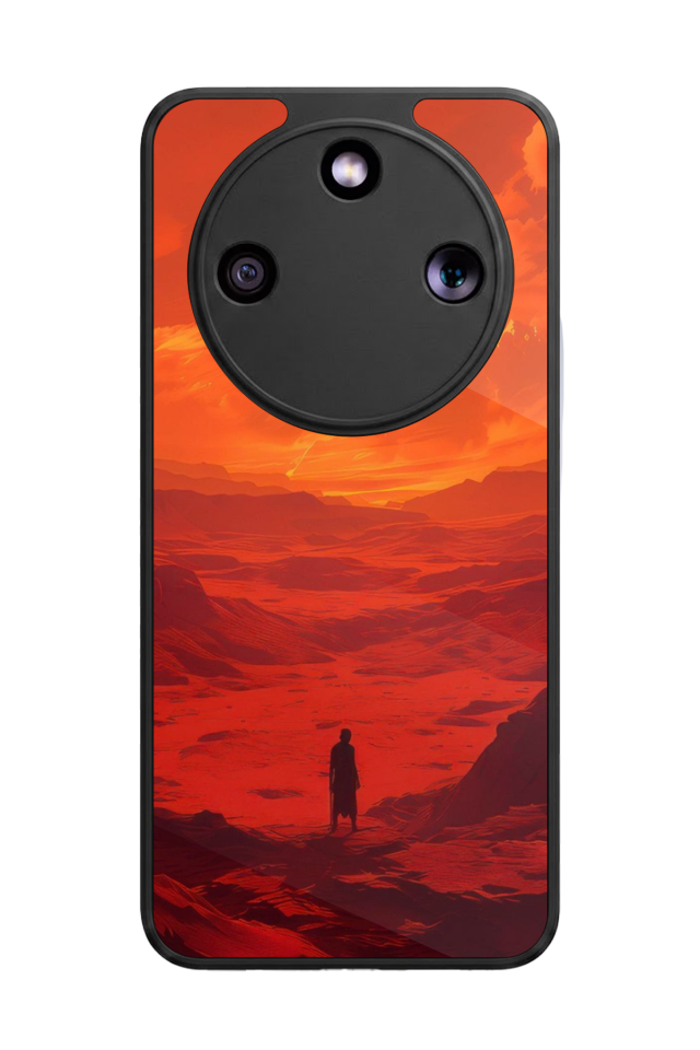 Honor Magic 8 Lite Uyumlu Güneş Tasarımlı Glossy Premium Kılıf