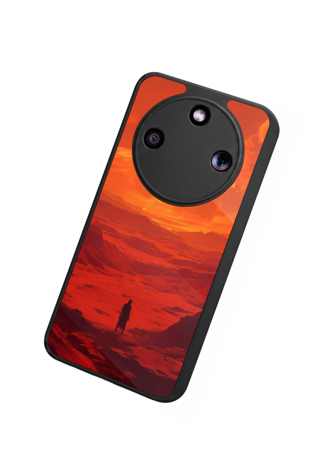 Honor Magic 8 Lite Uyumlu Güneş Tasarımlı Glossy Premium Kılıf