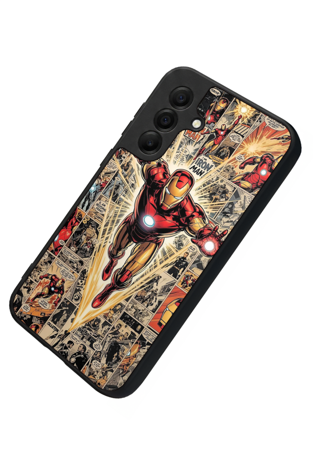 Samsung Galaxy A17 Uyumlu  Iron Man ( Demir Adam ) Tasarımlı Glossy Premium Kılıf