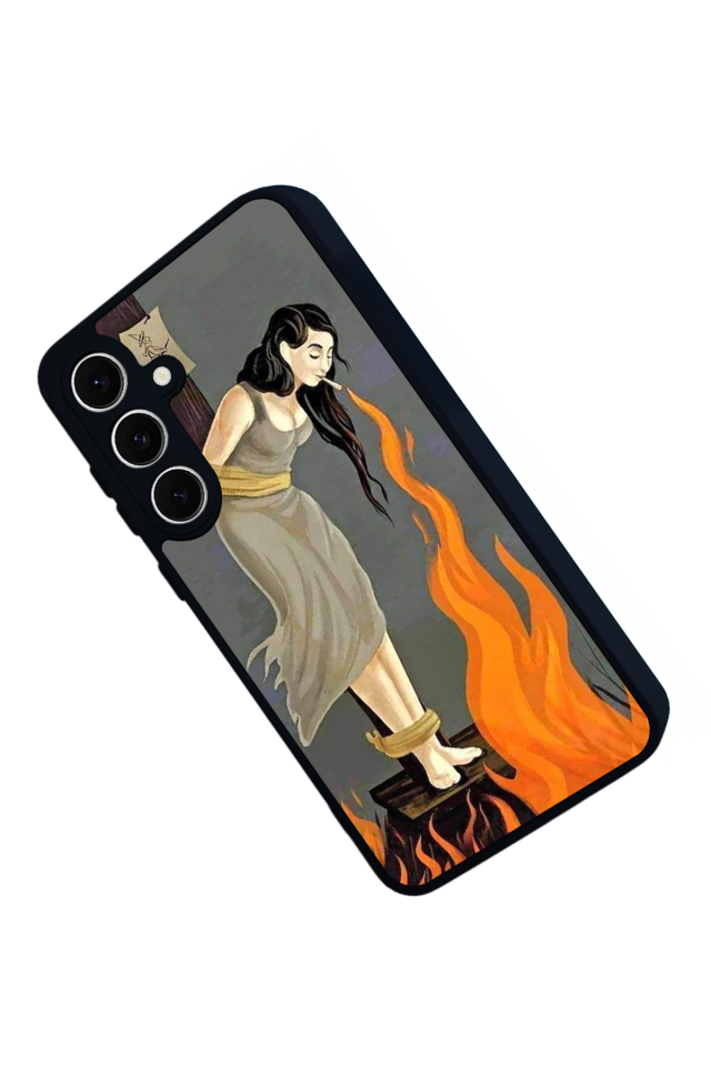 Samsung Galaxy S24 FE Uyumlu Kalp Love Tasarımlı Glossy Premium Kılıf