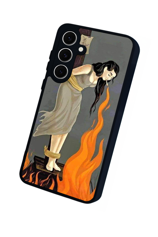 Samsung Galaxy S24 FE Uyumlu Kalp Love Tasarımlı Glossy Premium Kılıf