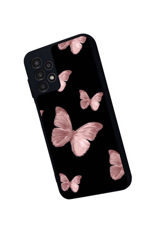 Samsung Galaxy A13 Uyumlu Kelebek Tasarımlı Glossy Premium Kılıf