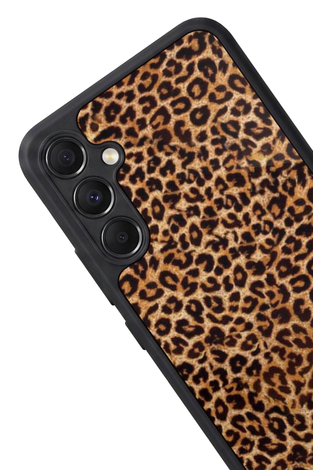 Samsung Galaxy A34 Uyumlu Leopar Tasarımlı Glossy Premium Kılıf