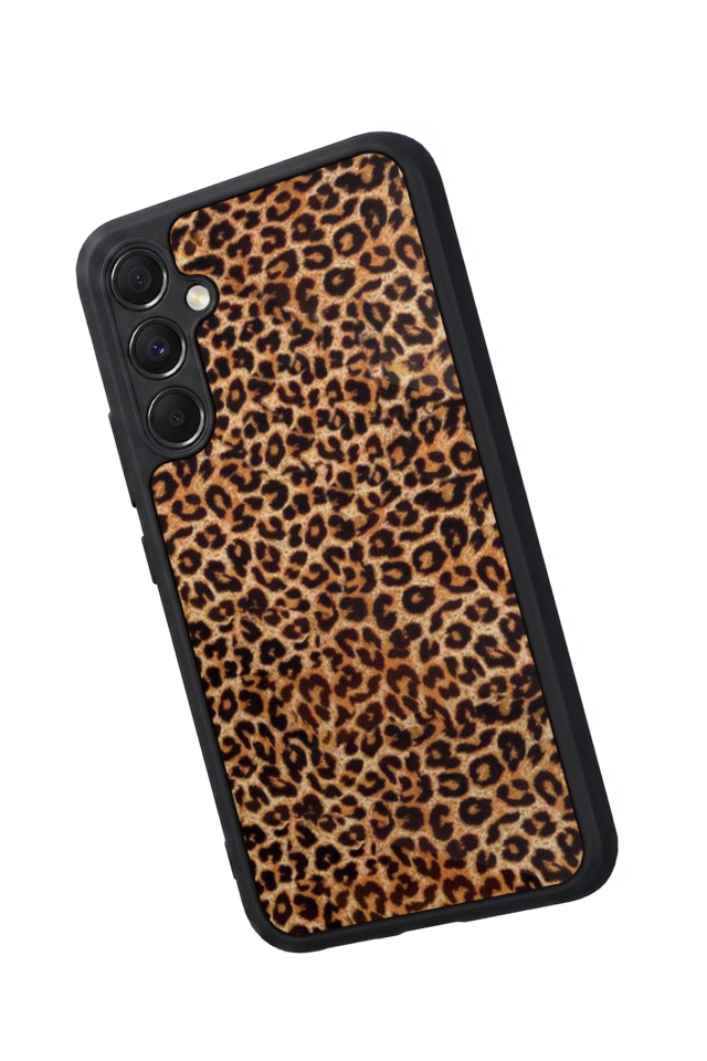 Samsung Galaxy A34 Uyumlu Leopar Tasarımlı Glossy Premium Kılıf