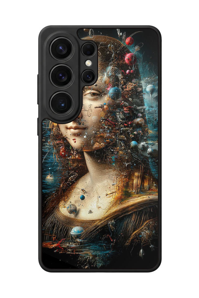 Samsung Galaxy S26 Ultra Uyumlu Monalisa Tasarımlı Glossy Premium Kılıf