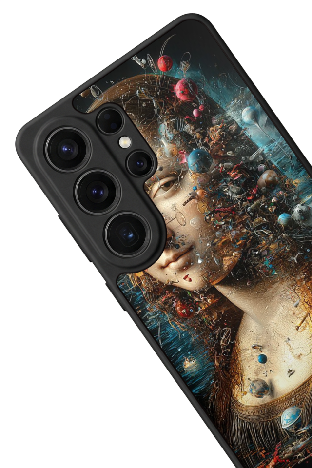 Samsung Galaxy S26 Ultra Uyumlu Monalisa Tasarımlı Glossy Premium Kılıf