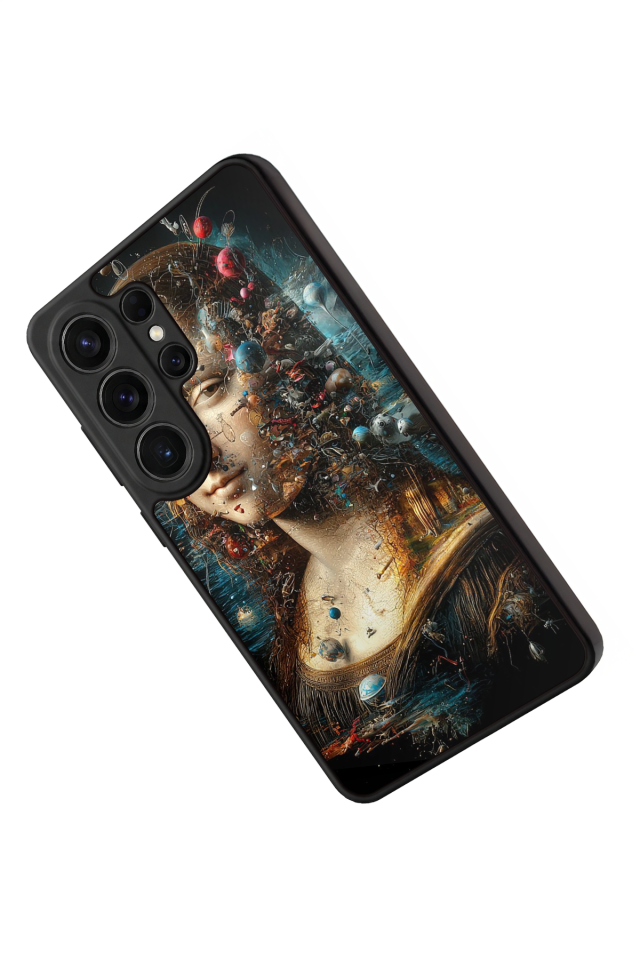 Samsung Galaxy S26 Ultra Uyumlu Monalisa Tasarımlı Glossy Premium Kılıf
