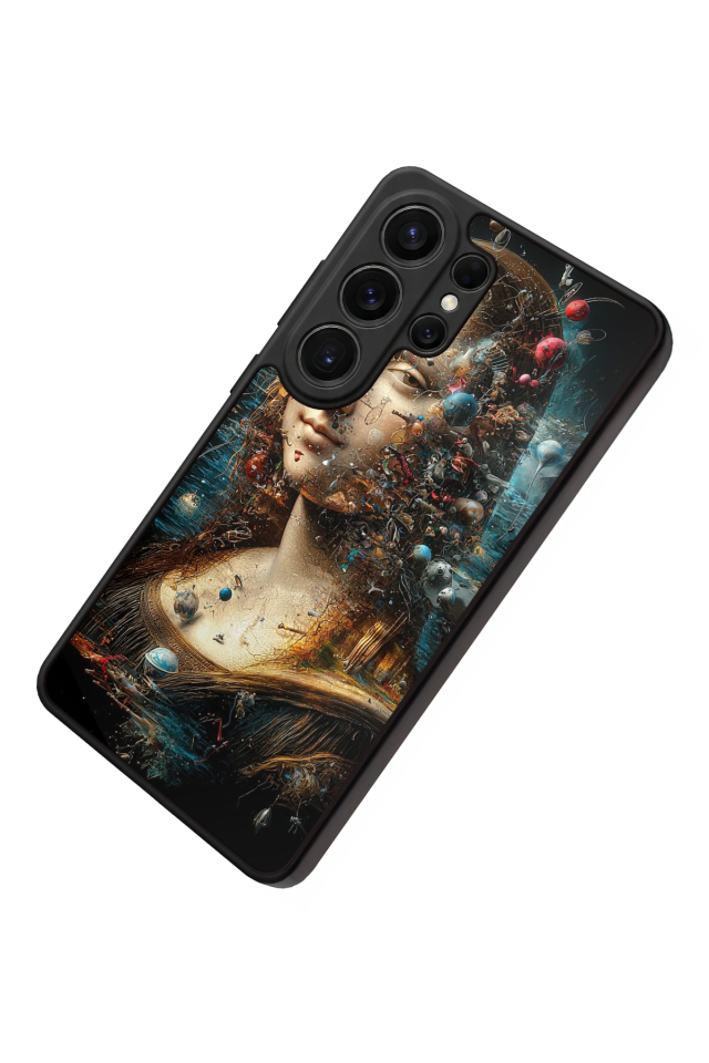 Samsung Galaxy S26 Ultra Uyumlu Monalisa Tasarımlı Glossy Premium Kılıf