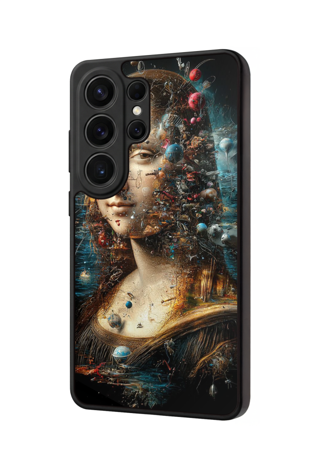 Samsung Galaxy S26 Ultra Uyumlu Monalisa Tasarımlı Glossy Premium Kılıf