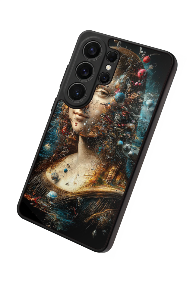 Samsung Galaxy S26 Ultra Uyumlu Monalisa Tasarımlı Glossy Premium Kılıf