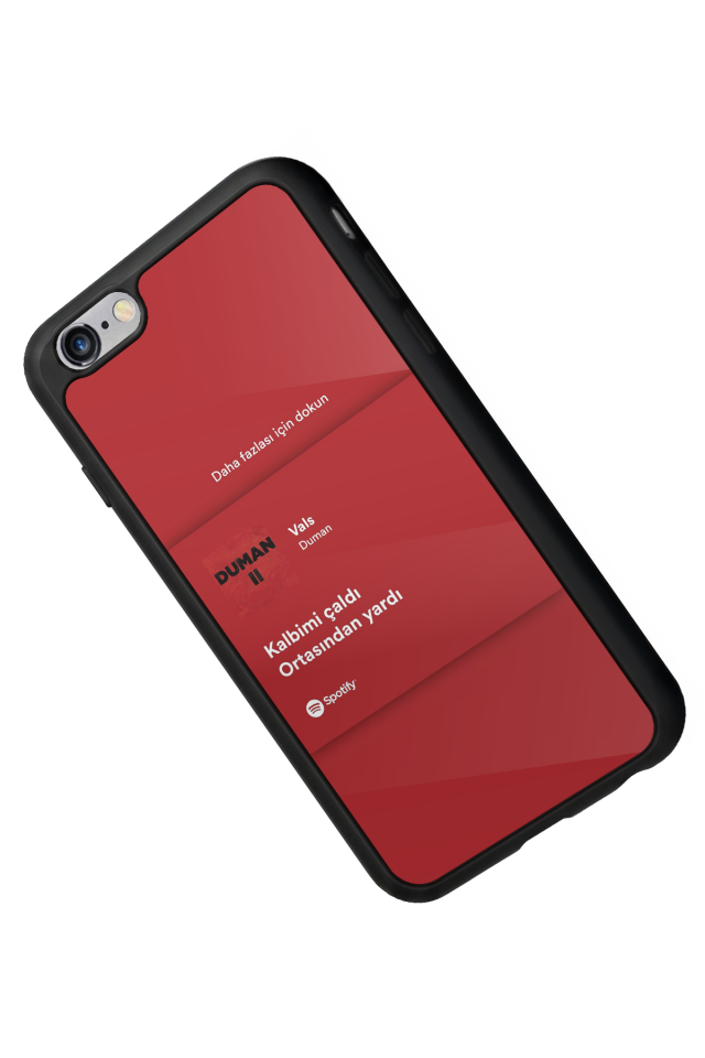 iPhone 6 Plus Uyumlu Sarki Sozleri Tasarımlı Glossy Premium Kılıf