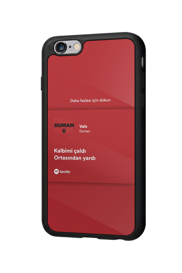 iPhone 6 Plus Uyumlu Sarki Sozleri Tasarımlı Glossy Premium Kılıf