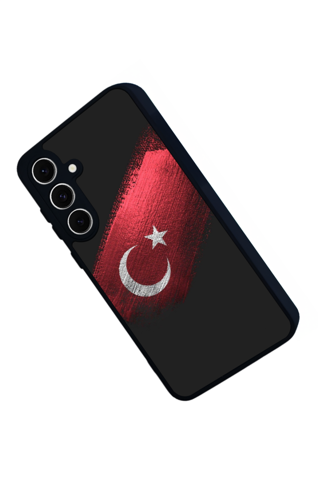 Samsung Galaxy A16 Uyumlu Türk Bayragi Tasarımlı Glossy Premium Kılıf