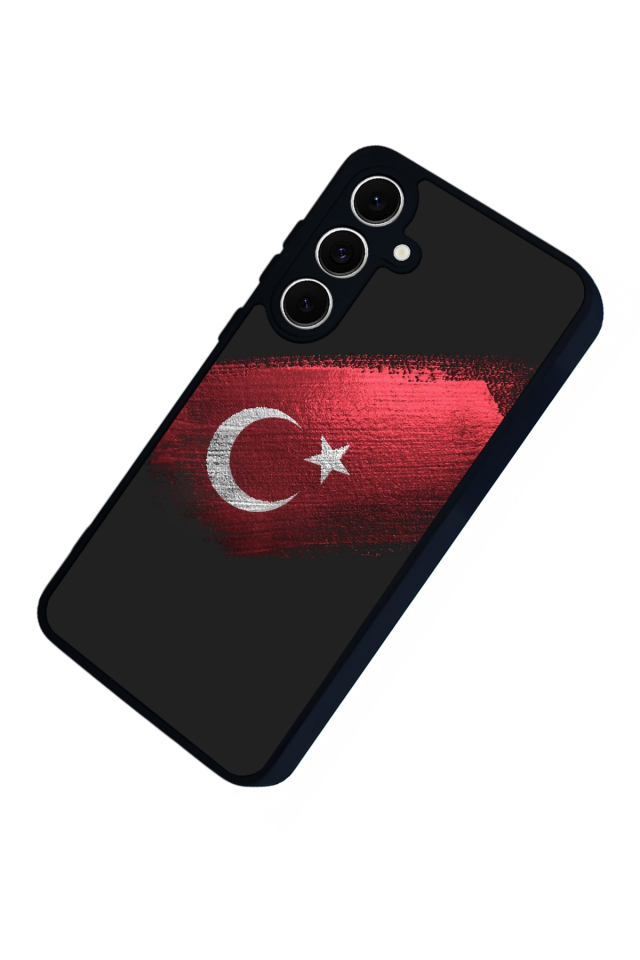 Samsung Galaxy A16 Uyumlu Türk Bayragi Tasarımlı Glossy Premium Kılıf