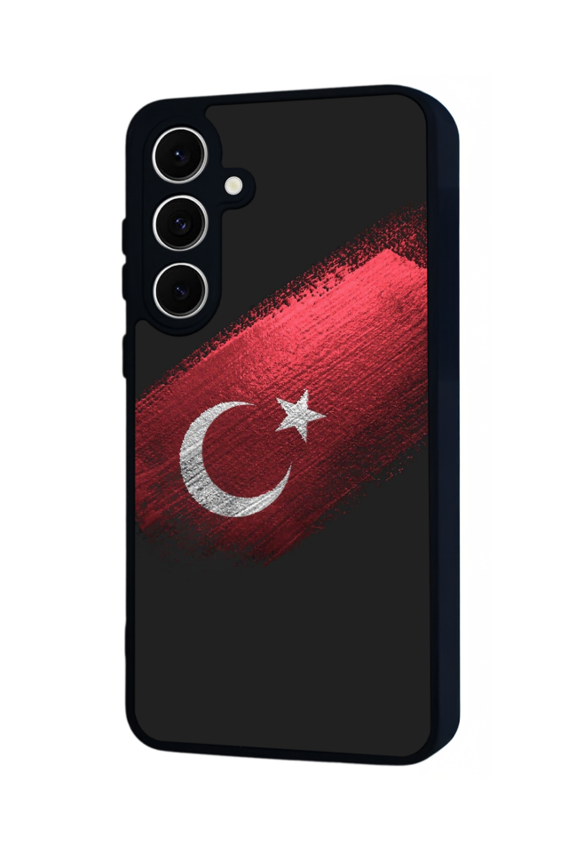 Samsung Galaxy A16 Uyumlu Türk Bayragi Tasarımlı Glossy Premium Kılıf