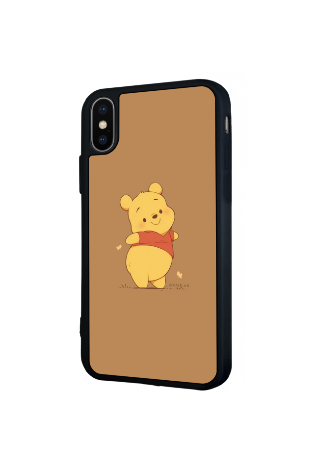 iPhone XS Max Uyumlu Winnie Tasarımlı Glossy Premium Kılıf