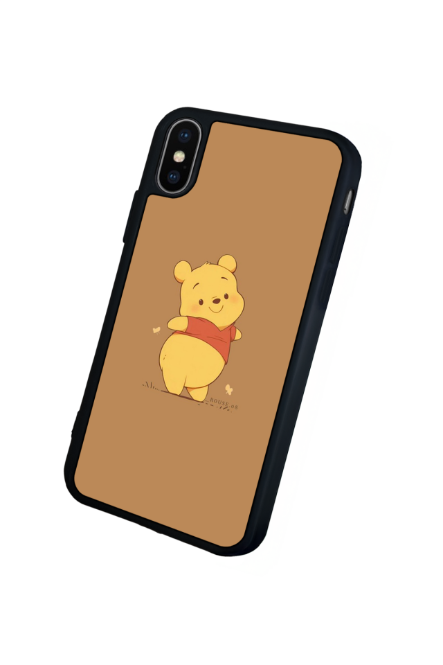 iPhone XS Max Uyumlu Winnie Tasarımlı Glossy Premium Kılıf