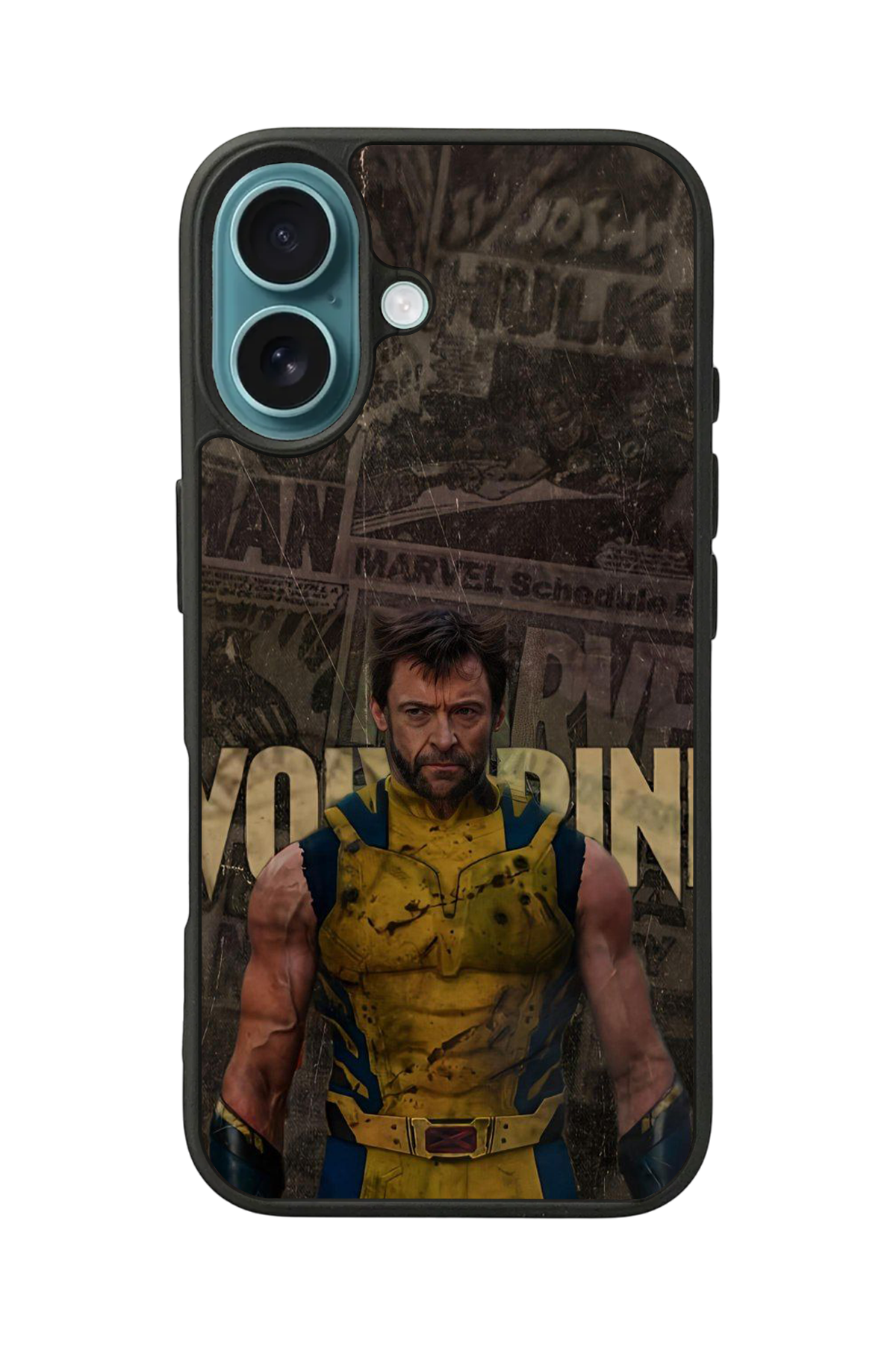 iPhone 16 Plus Uyumlu Wolverine Tasarımlı Glossy Premium Kılıf
