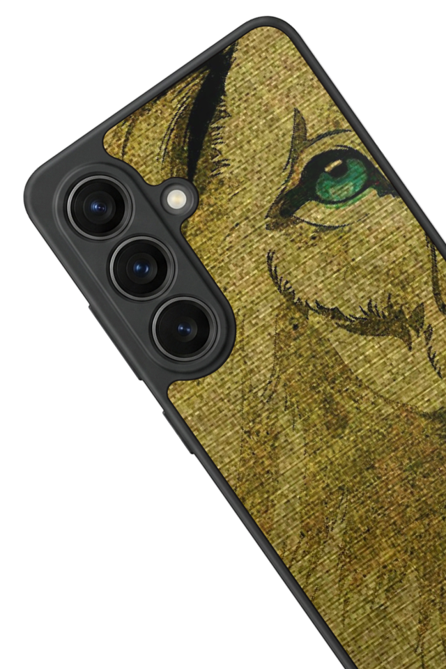 Samsung Galaxy S26 Uyumlu Aslan Tasarımlı Glossy Premium Kılıf