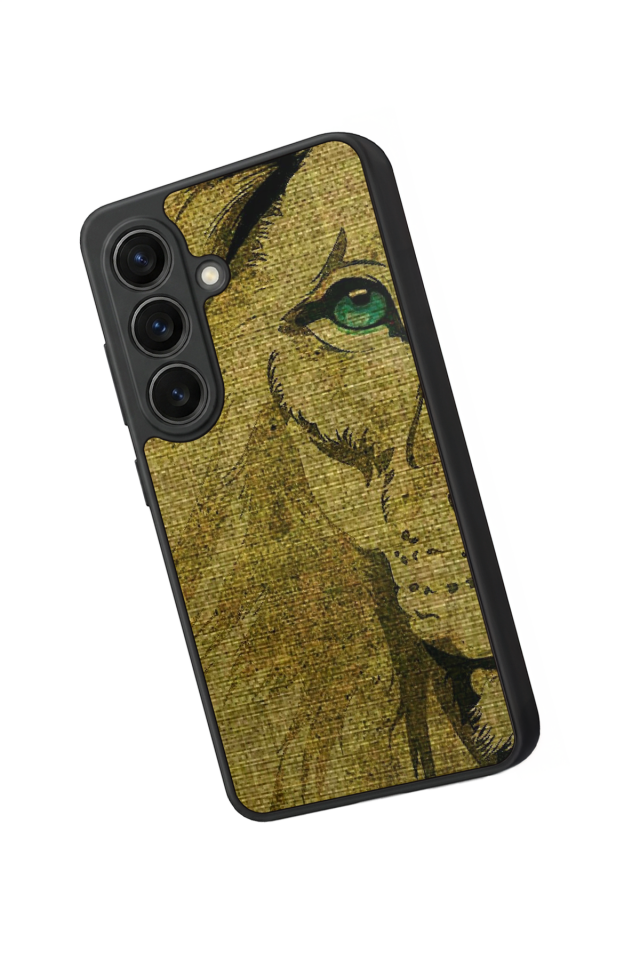 Samsung Galaxy S26 Uyumlu Aslan Tasarımlı Glossy Premium Kılıf