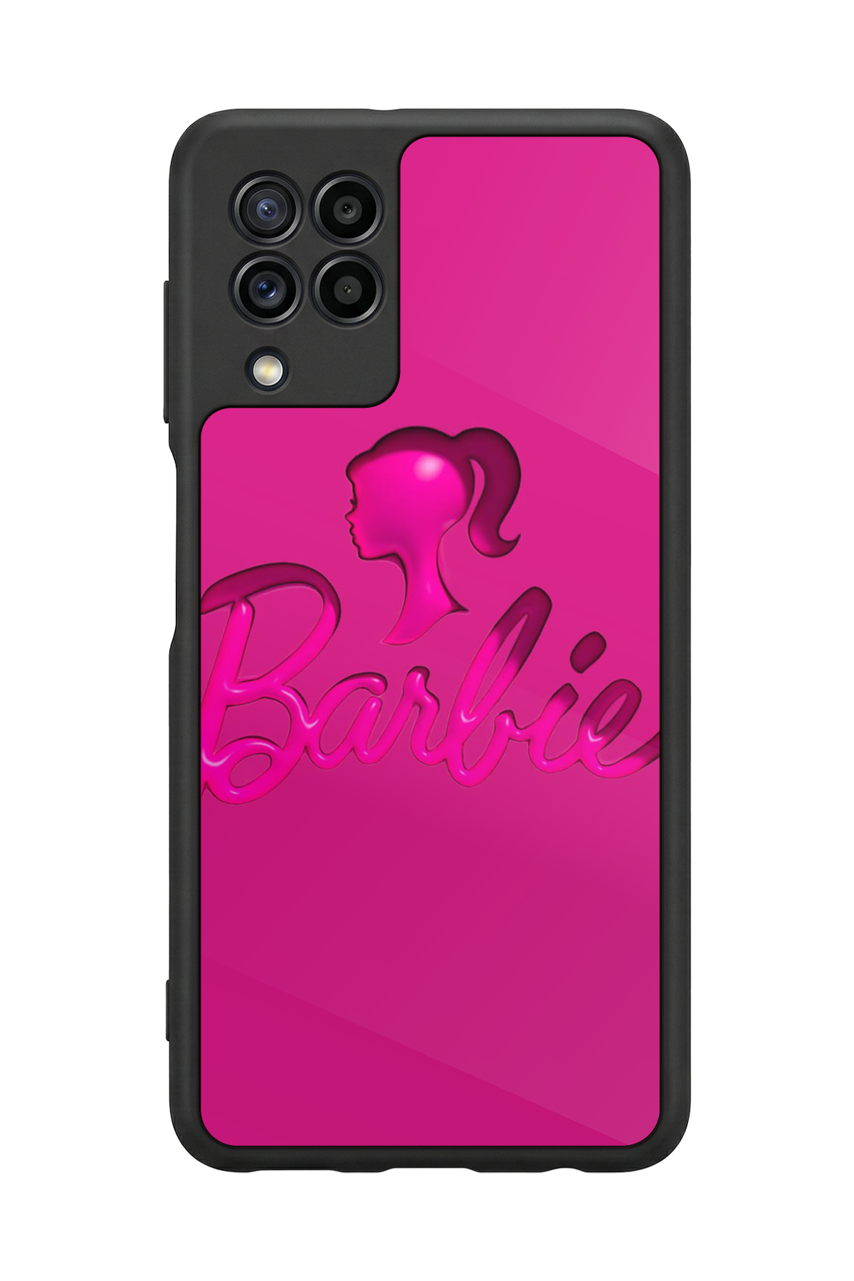Samsung Galaxy M22 Uyumlu Barbie Tasarımlı Glossy Premium Kılıf
