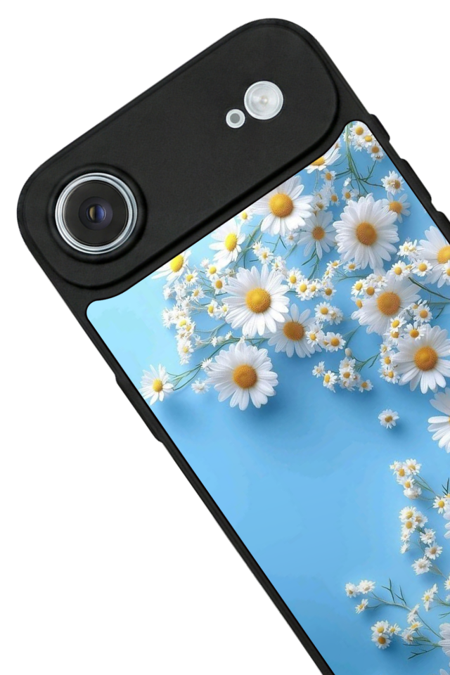 iPhone 17 Air Uyumlu Cicek Tasarımlı Glossy Premium Kılıf